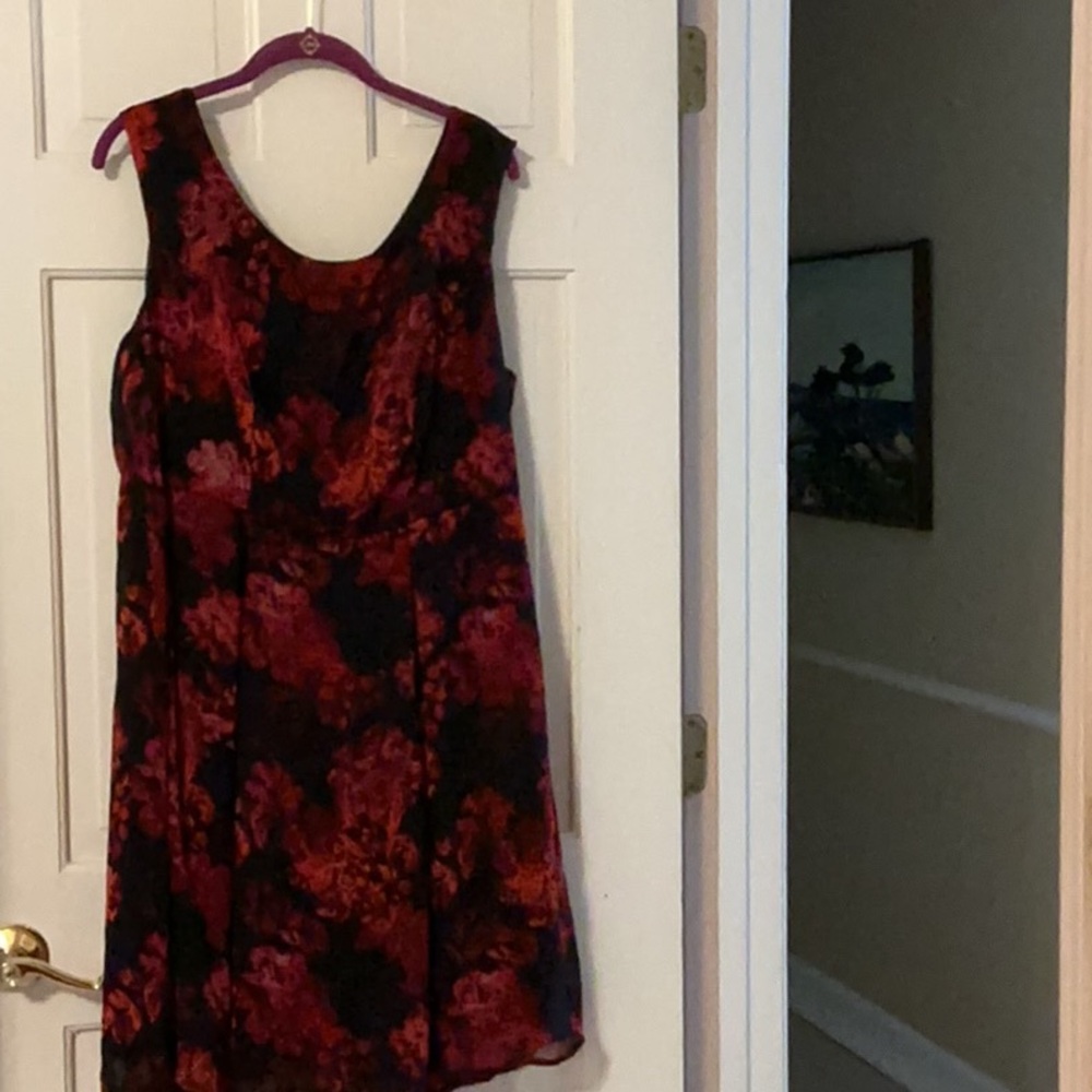 Yellow Box Black and Red Mini Dress